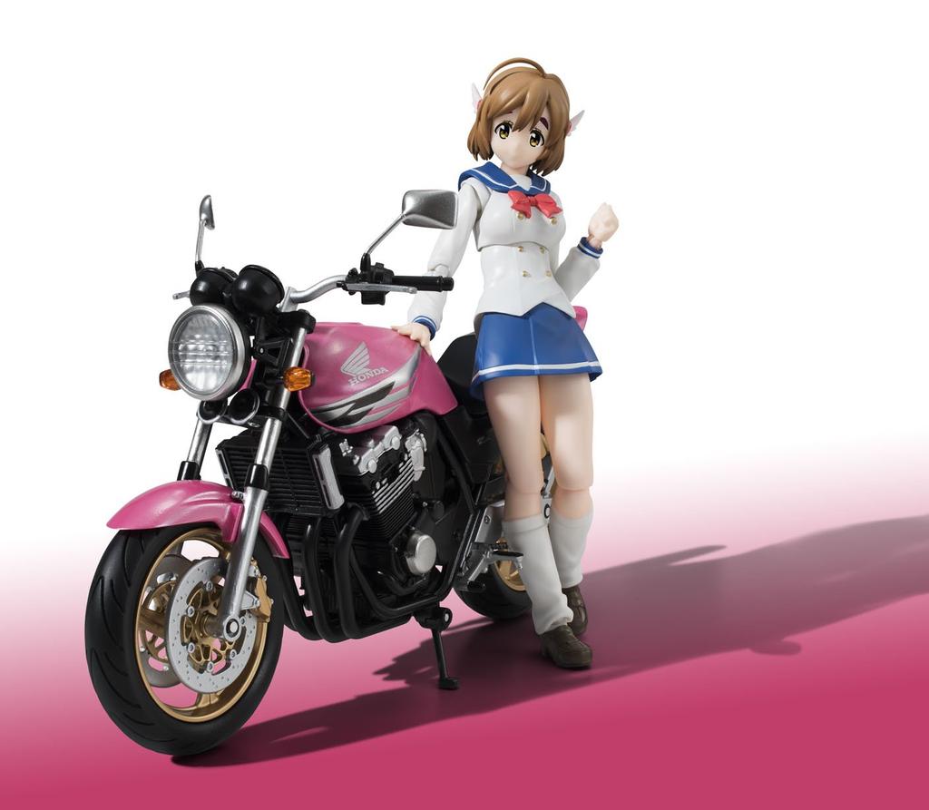 TAMASHII NATIONS Sakura Hane CB400 SUPER FOUR 135mm painted movable figure S.H.Figuarts Bakuon!! (uniform) & approx. PVC&ABS
