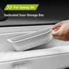 For Xiaopeng G6 Xpeng G6 2023 2024 Car Door Storage Box Armrest Silicone Storage Box Door Handle Storage Box Cover Modification