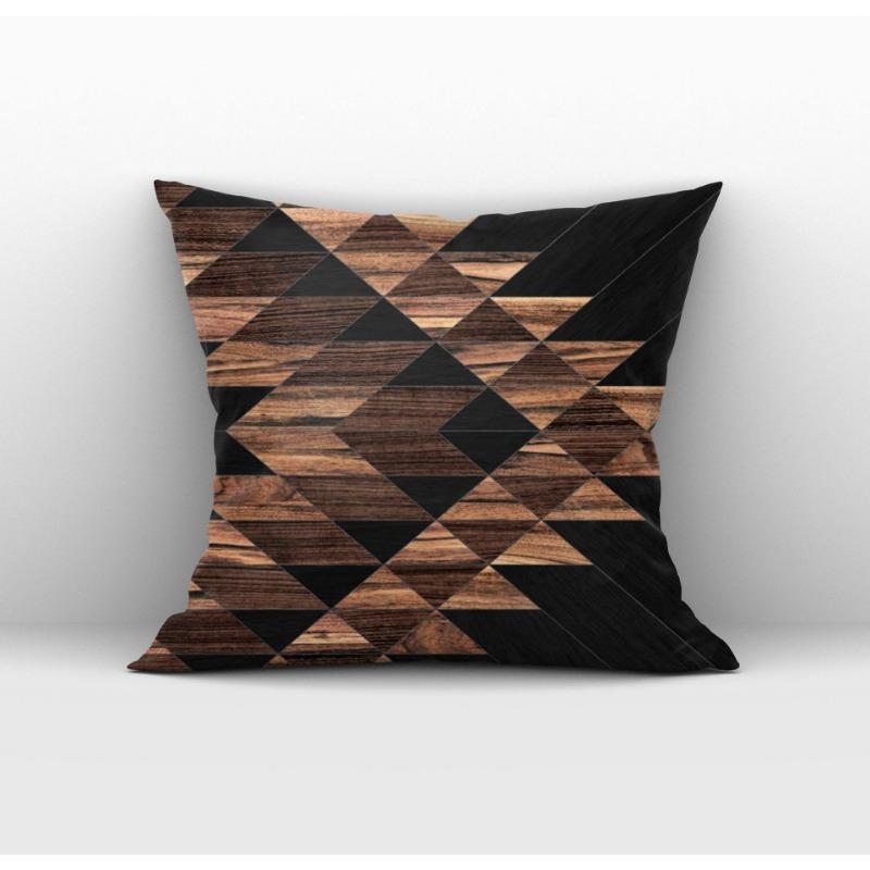 Gray Geometric Pillowcase Home Sofa Pillowcase