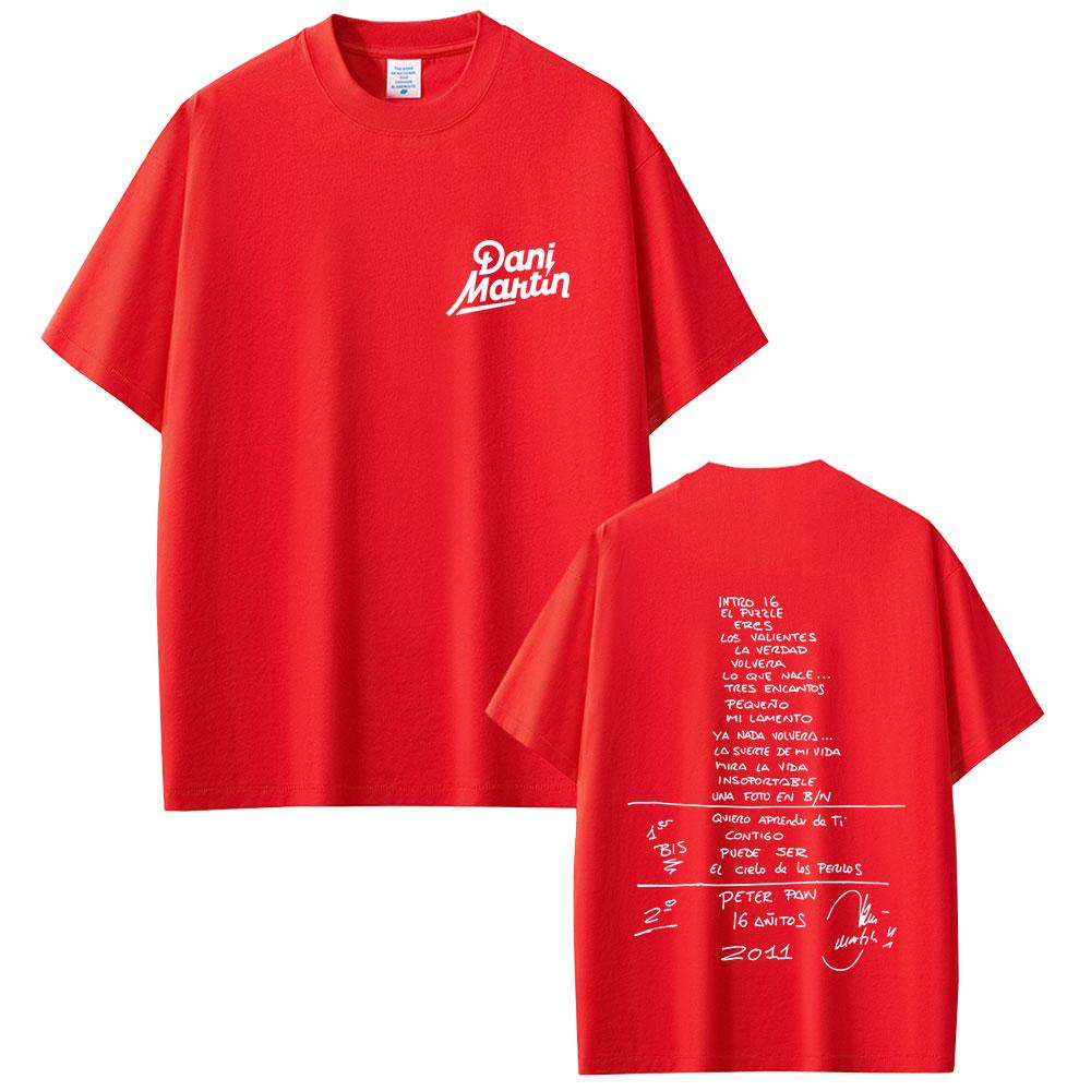 

Dani Martin Pequeno Graphic Tshirt 2026 Mens Womens Fashion Pop Music Streetwear Male Casual Soft Cotton Shortsleeved Tops 4XL