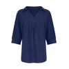 Women's Casual Fashion Sexy Comfortable V-Neck Seven Sleeve Top