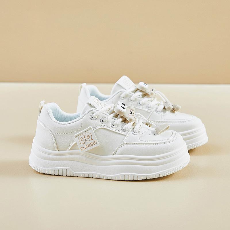 

Женские повседневные кроссовки на платформе, летние дышащие прогулочные туфли из искусственной кожи для женщин, противоскользящие удобные кроссовки, теннисные кроссовки на шнуровке 40