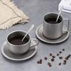 304 Stainless Steel Double-Layer Insulated European Coffee Cup Set - 3-Piece