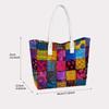 Fashion Ethnic Patchwork Tote Bag Casual Daily Large Capacity Shoulder Handbag For Outdoor Shopping Travel Use