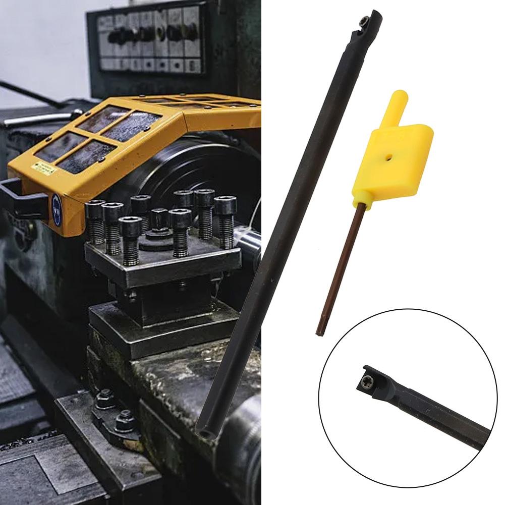 1 Set Turning Tool CCMT060204-HM Insert Carbide PVD