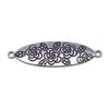 Filigree Diamond Shaped Connectors Ornate Multi Loop Links For Jewelry