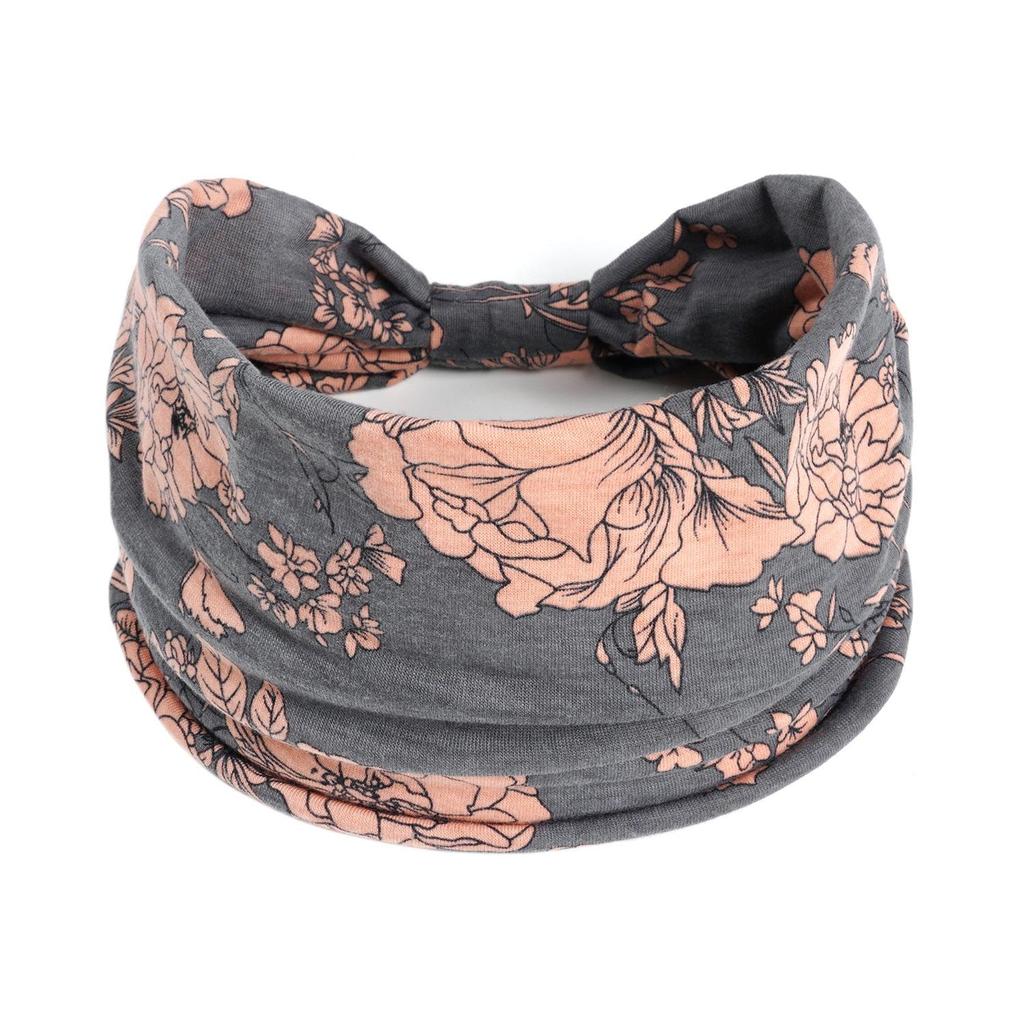 1pcs Unisex Headband Bohemian Wide Cotton Stretch Headbands Women Headwrap Turban Yoga Headband Sports Workout Hair Accessories