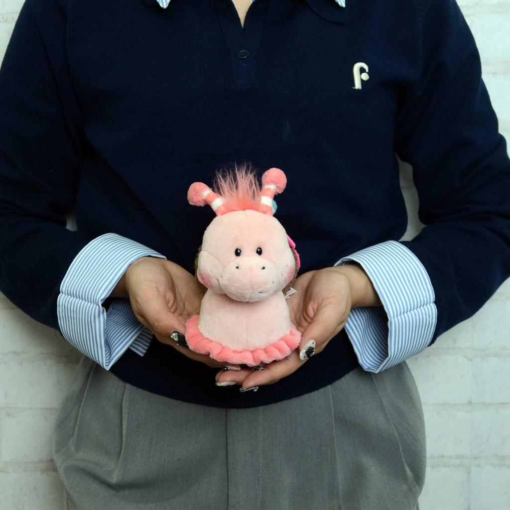 NICI Snail Plush Toy, Coconut, 15cm