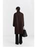 Men's Long Wool/Down Lapel Winter Coat