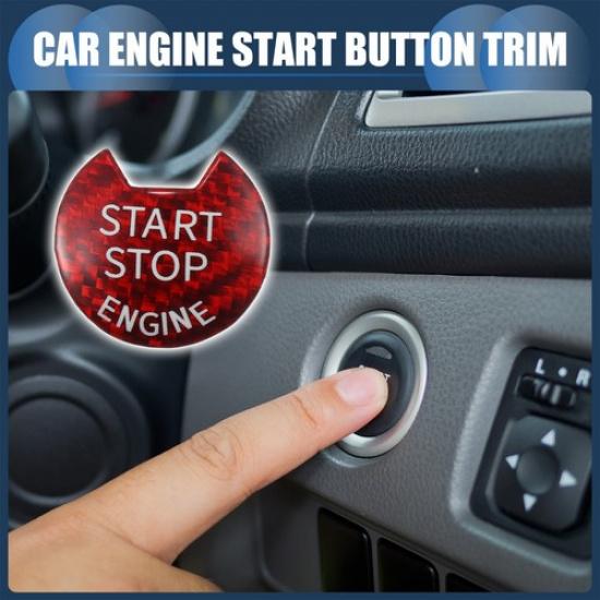 Engine Start Stop Button Cover Ignition Starter Sticker Single  for Nissan