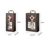Lacquered Wooden Box Red Wine Packaging General Gift Box High-Grade Wine Bag Single and Double for Friends Partys