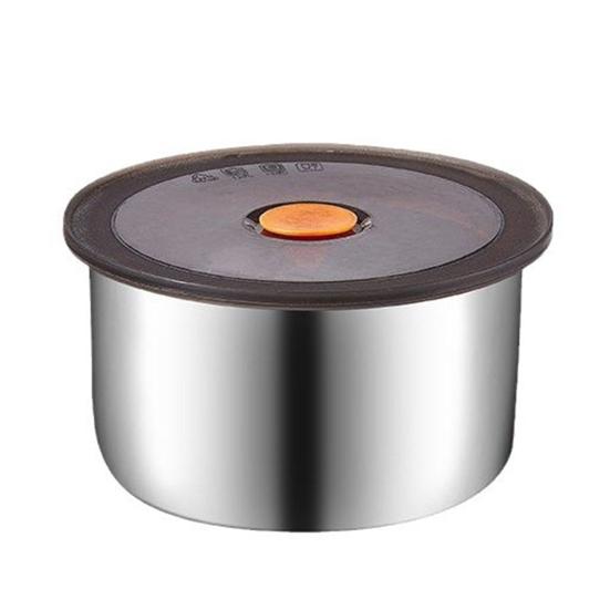 Matbeholdere i rustfritt stål Stabelbar matboks Lufttett kjøkkenorganisator