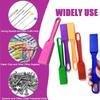 Magnetic Bingo Chips Set - 6 Colors Magnetic Wands with 600 Metal Tokens for Family Lotto Game, Sensory Bins, Counting and Sorting, Class Math