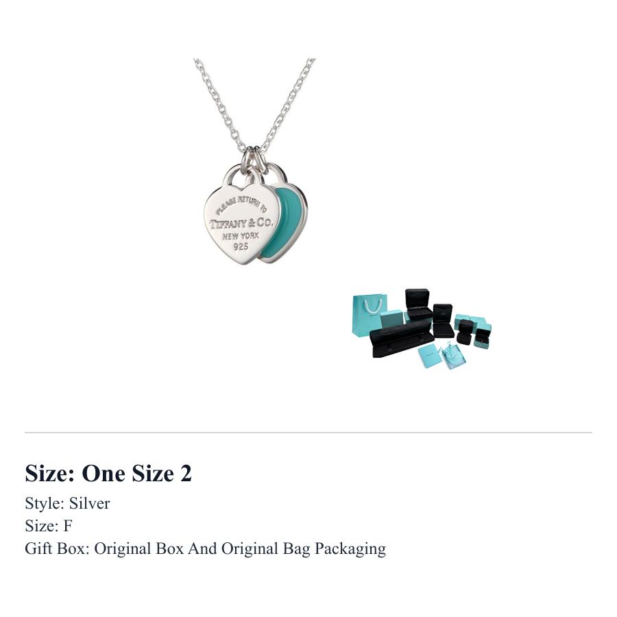 TIFFANY & CO . 2000-2020er Herz Rückkehr Halskette 27125107