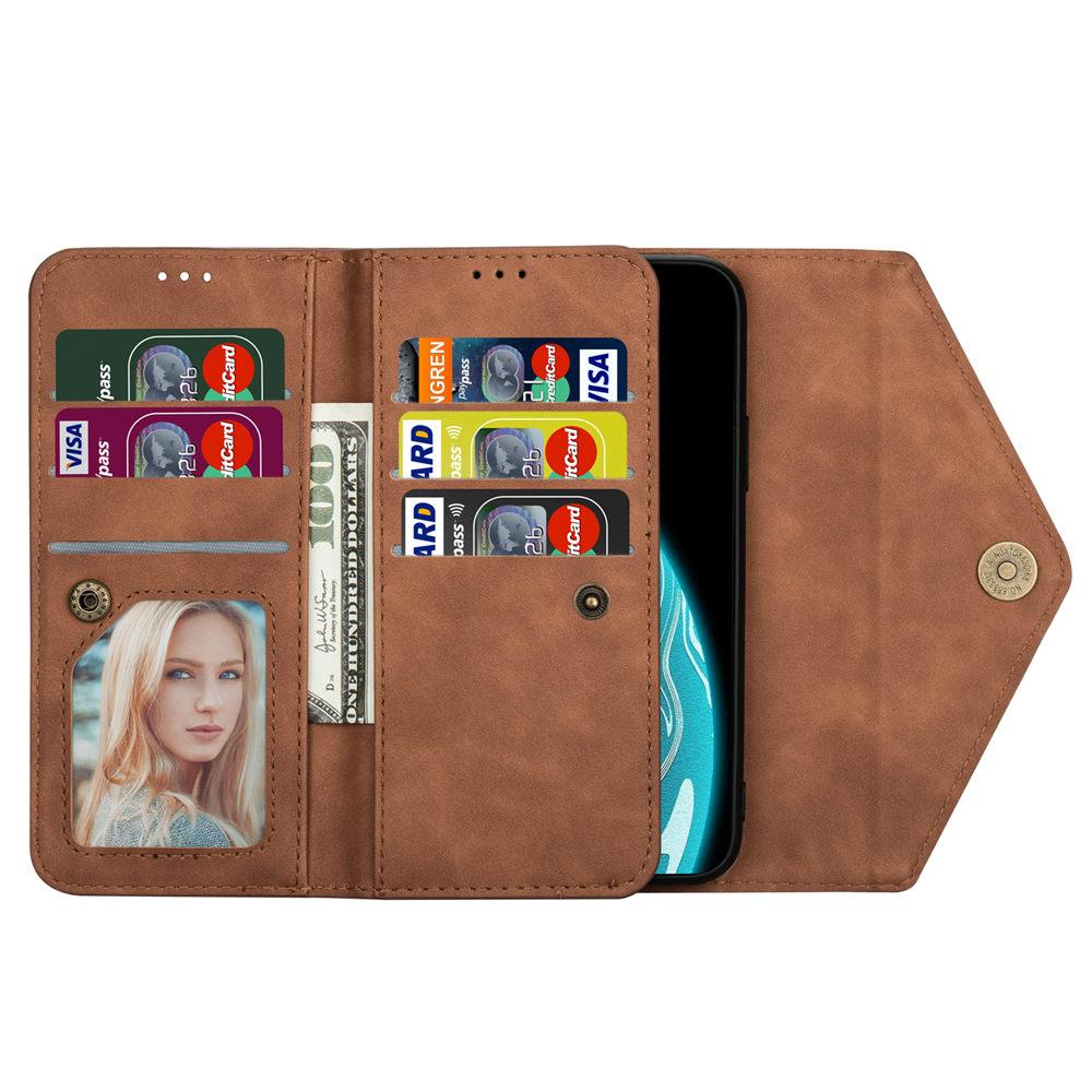 Zipper Wallet Cards Slot Crossbody Lanyard Case For Samsung Galaxy A55 A35 A15 A54 A13 A14 A33 A53 A51 A71 A25 A52 A72 A50 A70
