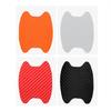 3D Carbon Fiber Car Stickers Scratch Resistant Auto Door Handle Decal Protector