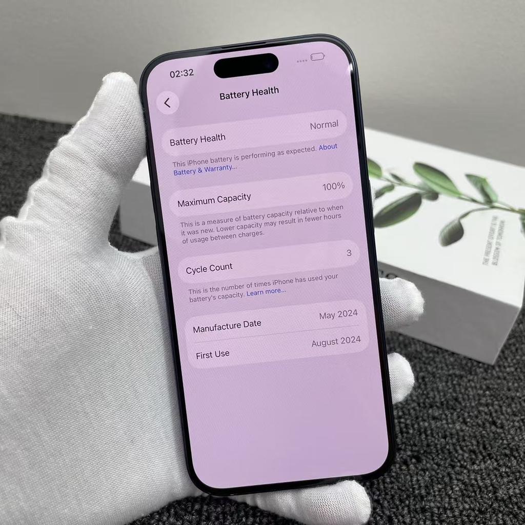 Refurbished Apple iPhone 15 Pro Max Smartphone with Nano-SIM+eSIM