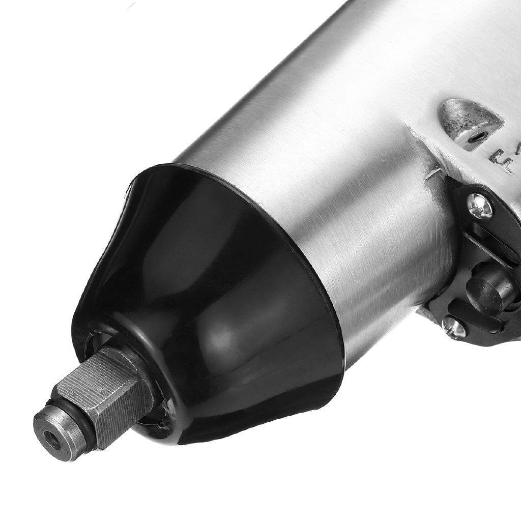 1/2" 4CFM Napęd Ciężki Pneumatyczny Klucz Udarowy Powietrzny Narzędzie Do Naprawy Kół Samochodowych Odlew Aluminiowy Wysoki Moment Obrotowy Niski Poziom Hałasu