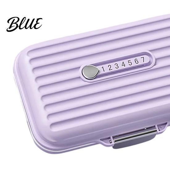 Capsule And Tablet Storage 7 Compartments Pill Box with Sealing Ring Lock Buckle