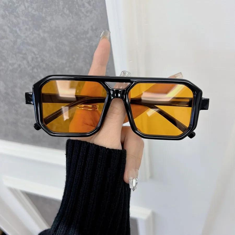 

Designer Brand Square Sunglasses Women Men Classical Rectangle Frame Sun Glasses Female Mirror Colors Elegant Fashion Other