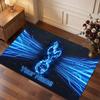 Tottenham Hotspur FC Custom Crystal Velvet Rug, Personalized Name Text Print, Football Logo Soft Non‑Slip Floor Mat Home Decor Gift
