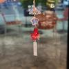 Transparent Keychain Wind Chime Keyring Phone Lanyard Kawaii Bag Home Decor Accessory