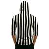 Men's Casual Hooded Striped Three-Quarter Sleeve T-Shirt