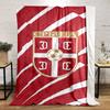 Serbian Crest Design printed Flannel blanket for bedroom, living room, sofa, and nap