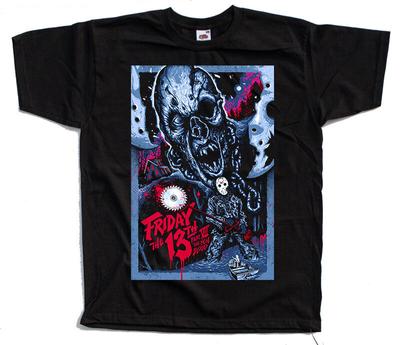 Friday The 13Th V3 Movie Poster S Black Unisex T-Shirt
