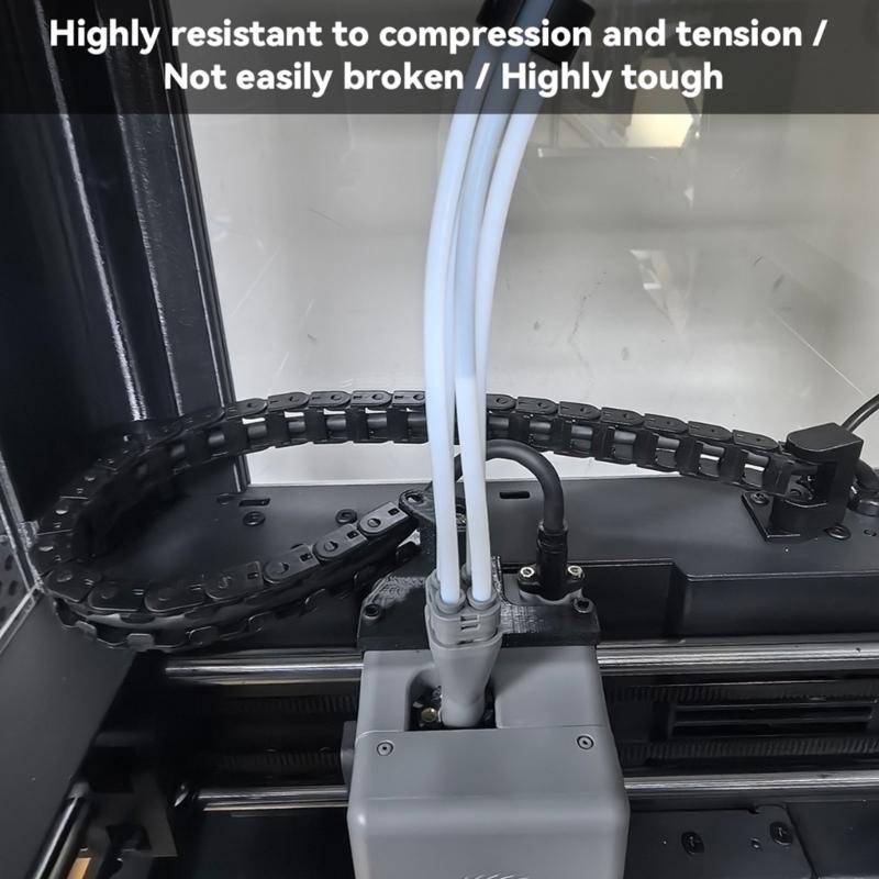 Easy Installation Open Drag Chain Cable Replacement for AD5X 3D Printer Upgraded Prevent Cable Damage Accessory