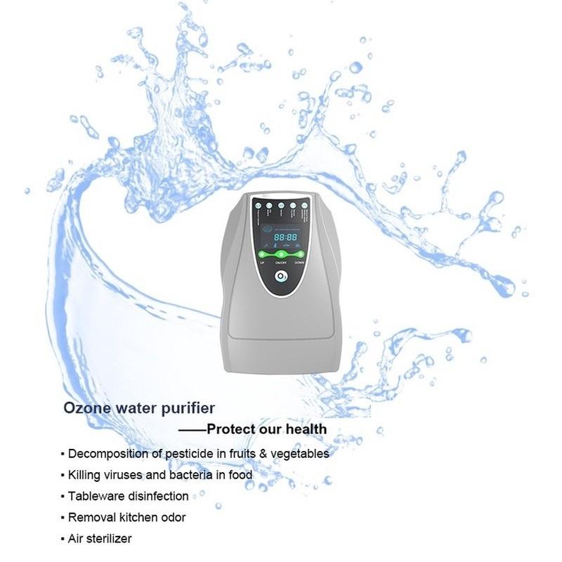 Portable Ozone Generator Remove Vegetable Fruit Pesticide Residue Air Purifier Ozone Water System Applications