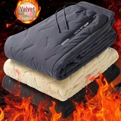 Men's Arctic Fleece Winter Pants: Thick, Windproof, Waterproof, Casual Sports Trousers