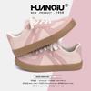 Global pink flat-bottomed Dexun shoes women's ZHQ-XA363 summer 2025 new versatile niche student shoes women