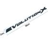 ABS Letters Decals Car Rear Trunk Emblem Sticker for Mitsubishi Evolution X Badge EVO Lancer 9 10 ASX L200 Pajero Eclipse