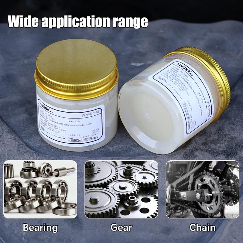 100g Car Lithium-Based Lubricating Grease Set Machine Valves Bearings Gears Lubrication and Maintenance Tools Auto Accessories
