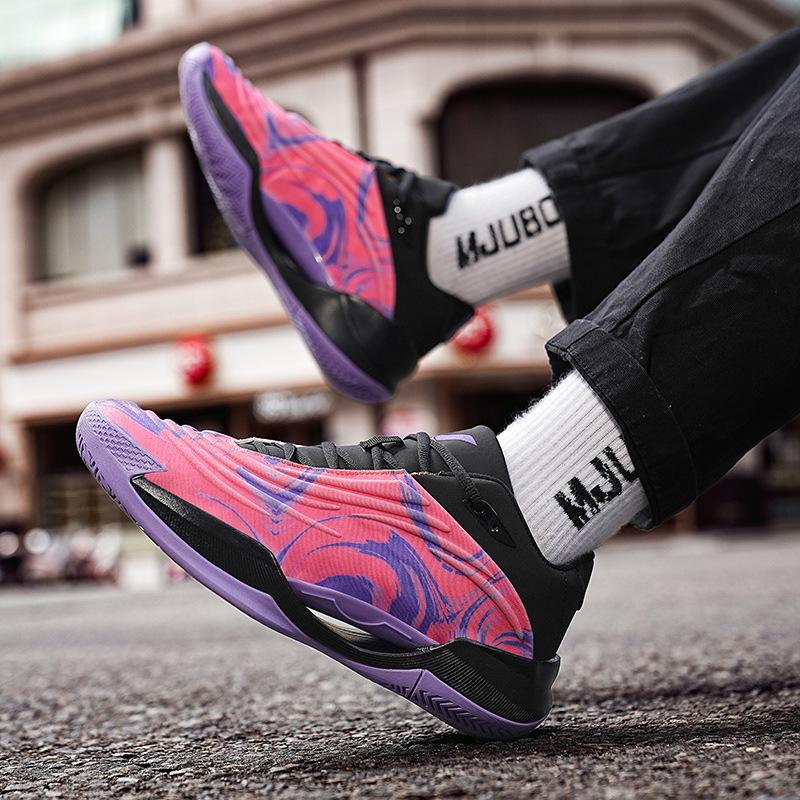 Winter Running Shoes Leather Sneakers Wear-resistant Non-slip Basketball Shoes
