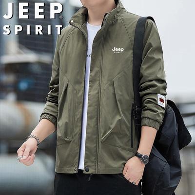 Pánska ležérna bunda JEEP SPIRIT so stojačikom