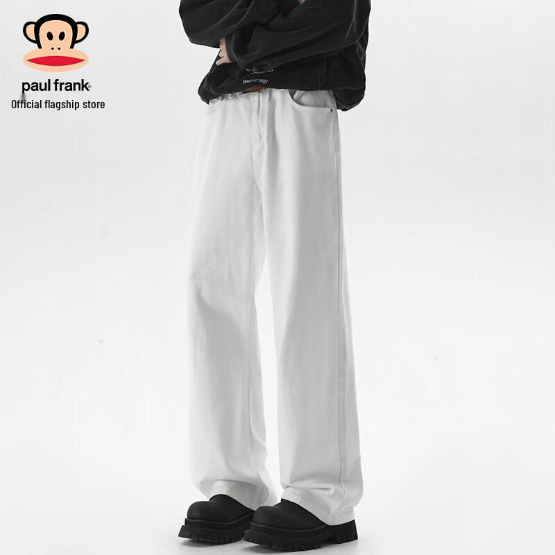 Paul Frank Men's Loose Straight Fit Pure Cotton Denim Pants