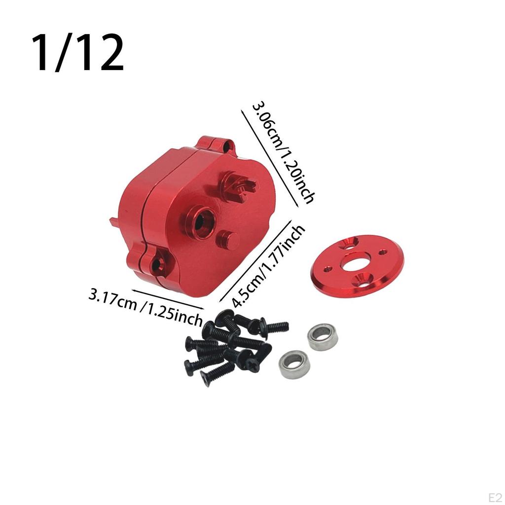 Aluminum Cover for RC Gear Box Housing, Compatible with 99S MN168 1/12 Scale