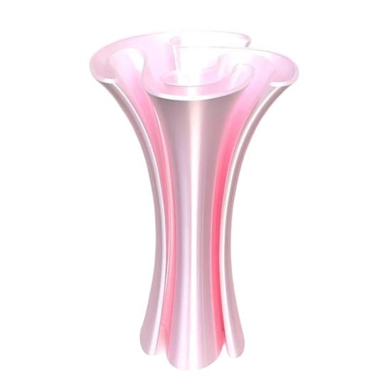 Eco Friendly PLA Vase Modern 3D Printed Vase, Artistic Flower Elegant Living Room Decoration Table Centerpiece for Artificial Plants, Fresh