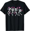 Pink Ribbon Breast Cancer Awareness Skeleton Gift Unisex T-Shirt