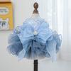 PETCIRCLE Blue Starry Sky Puffy Gauze Wedding Dress for Dogs and Cats