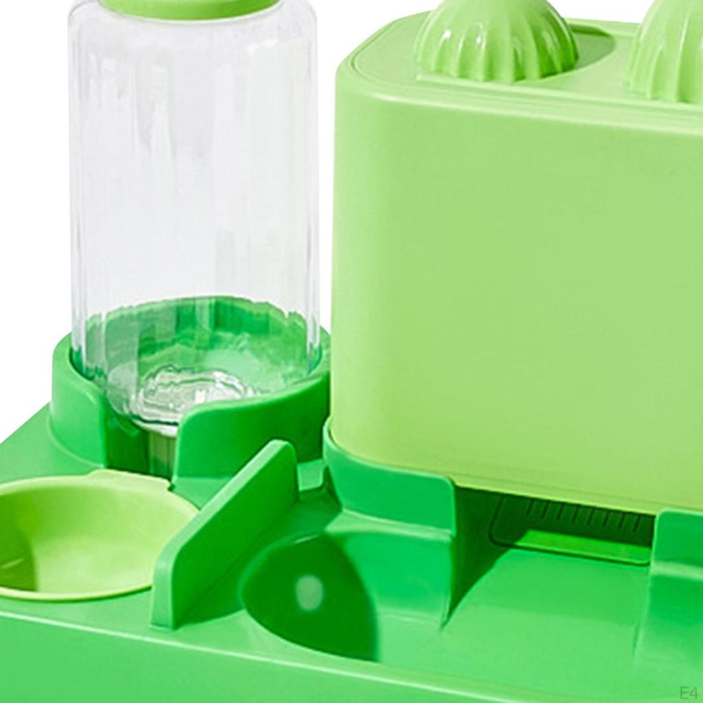 Futter- und Wasserspender für Katzen, Schwerkraft-Tränkeset, Hund, Futter