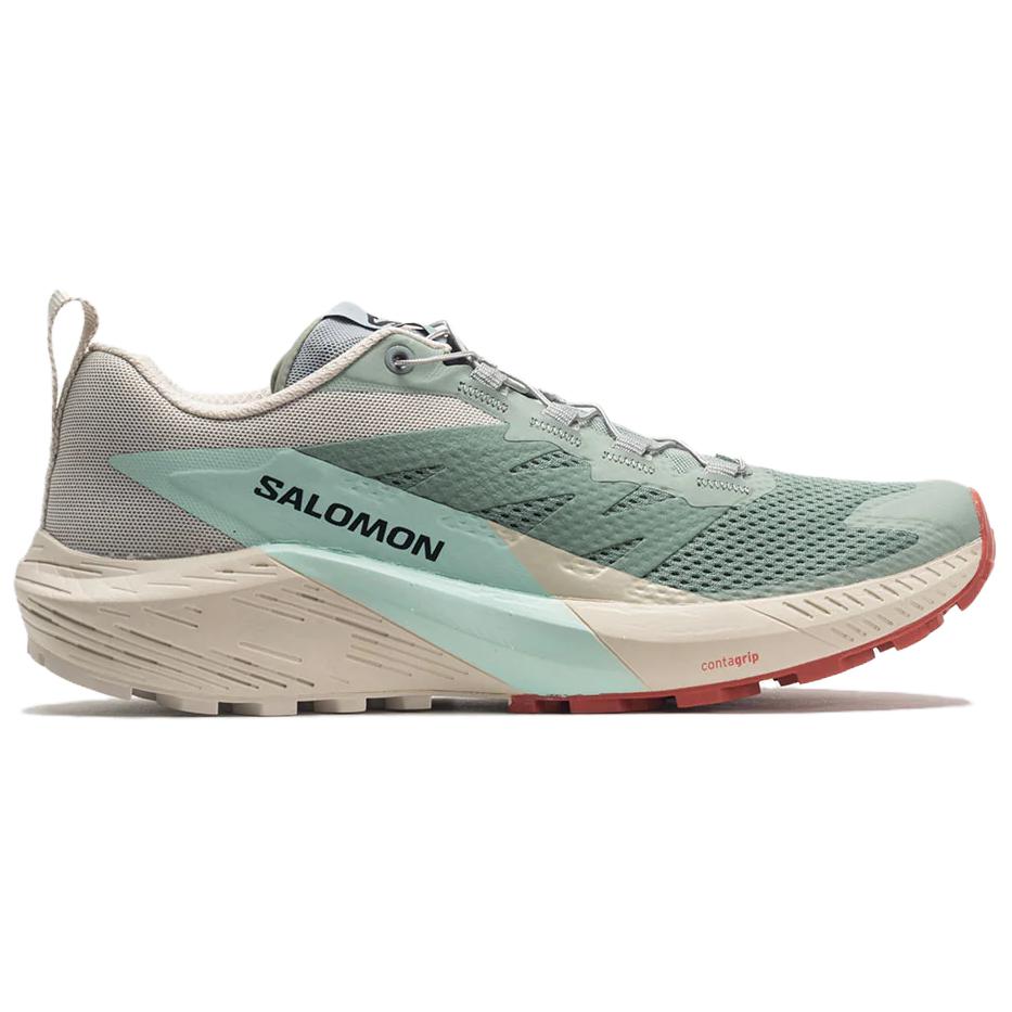 Salomon Sense Ride 5 Comfortable Lightweight Slip-Resistant Durable Low-Top Running Shoes Women running shoes Green White L47212300