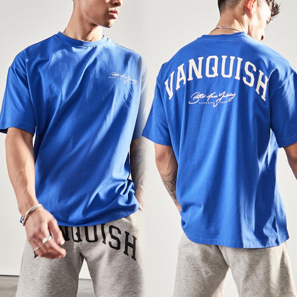 Camiseta de Fitness Unisex Oversize Gimnasio Running Camiseta Deportiva Algodón Unisex Unisex Verano Marca de Lujo Retro Ocio Holgada Manga Corta