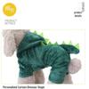 Cozy Dinosaur Flannel Outfit for Small to Medium Pets - Ideal for Autumn and Winter