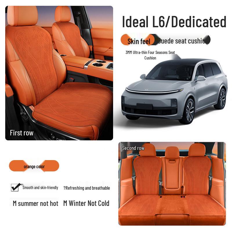"Universal L6 L7 Car Seat Cushion: All-Season, Breathable, Perforated Full Coverage Seat Cover”
