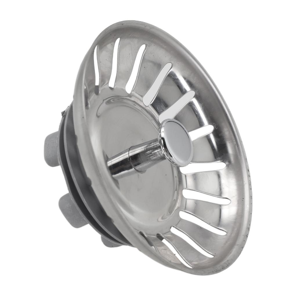 Anti Constipation Kitchen Sink Strainer Drain Easy To Clean Block Food Seamless Flow Blockages Smooth Water Flow