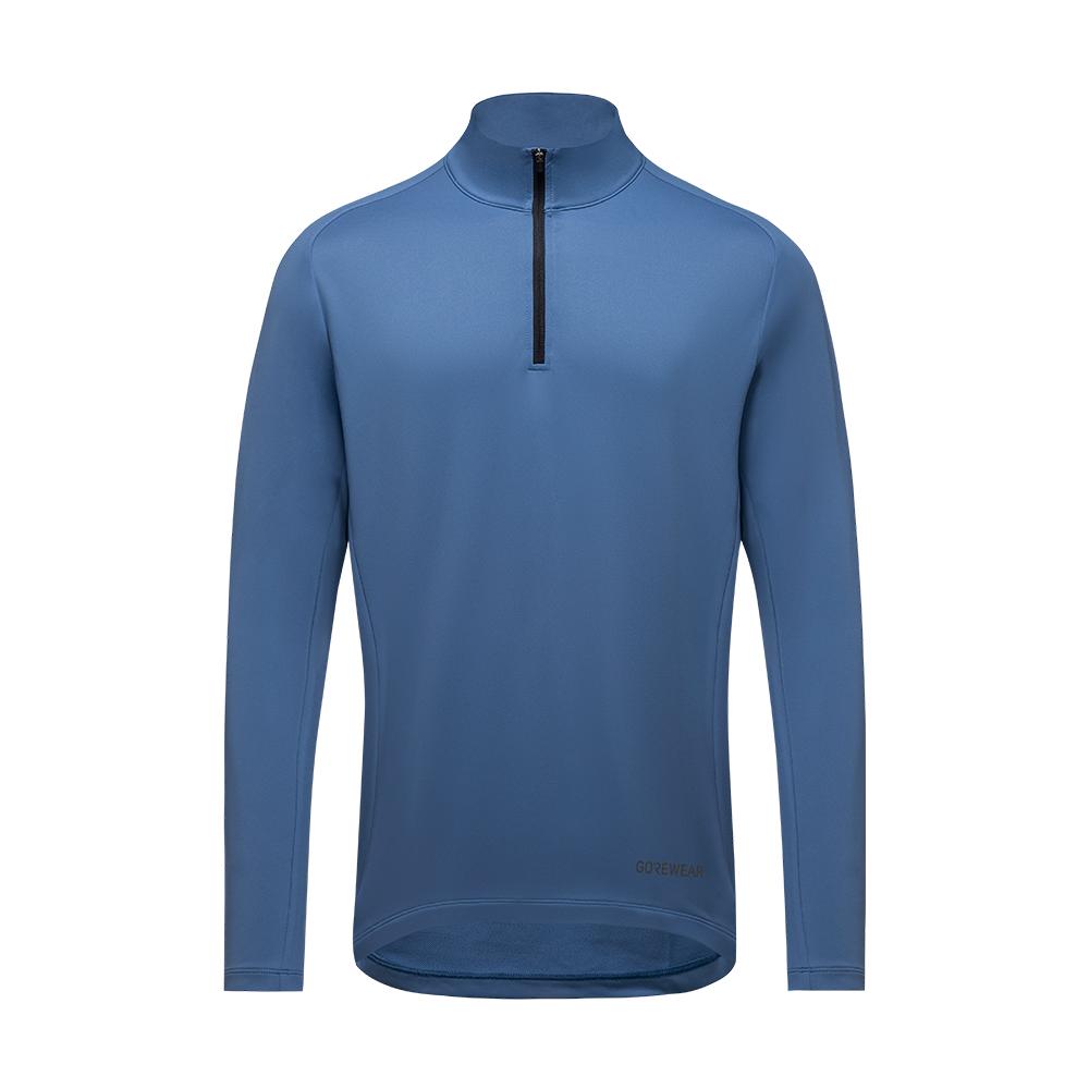Gorewear Everyday Mid Quarter Zip - Карго Синий (Мужской) Переходная водолазка S