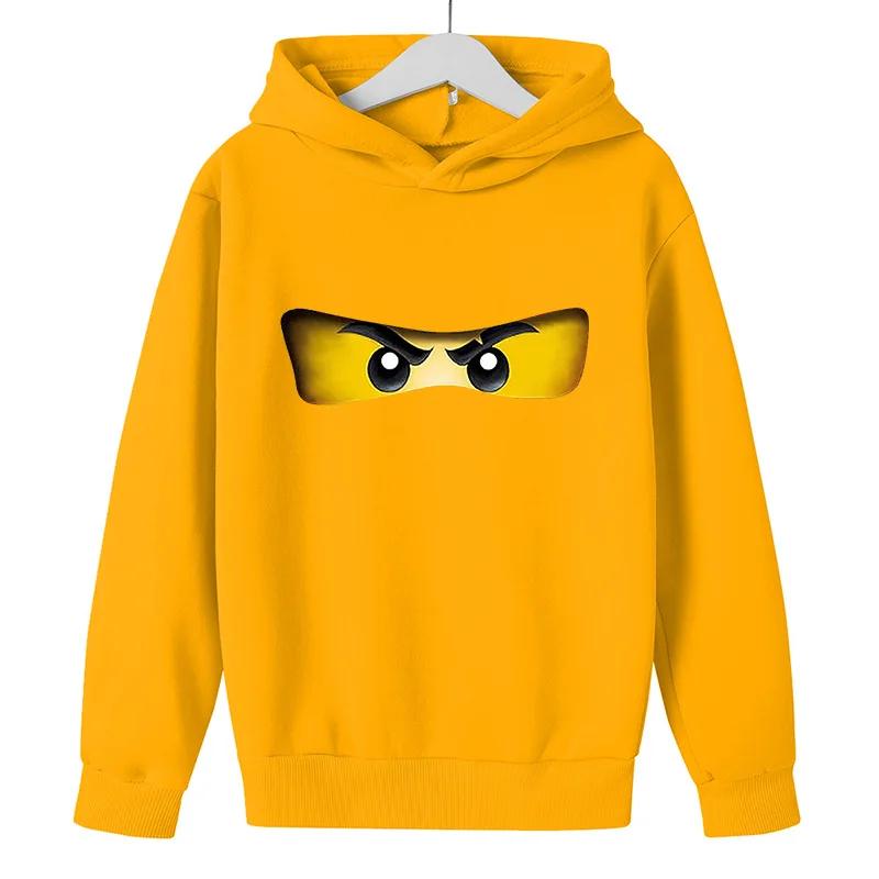 Super Cool Cartoon Ninjago Print Kinder Kapuzenpullover Herbst und Winter Outdoor Freizeit Sport Street Jungen Sweatshirt